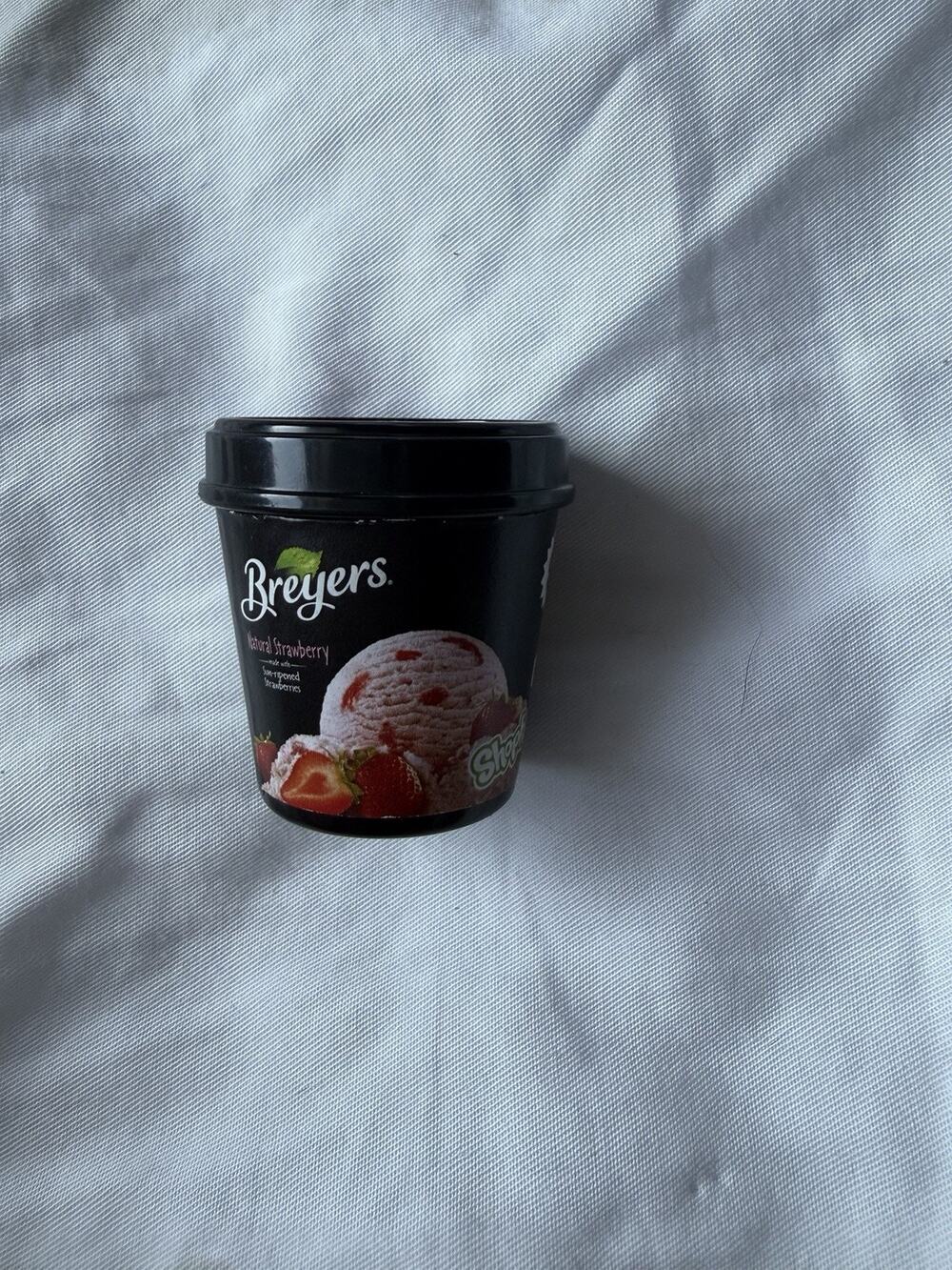 Zuru Mini Brands Breyers Natural Strawberry Ice Cream Miniature Collectible Toy